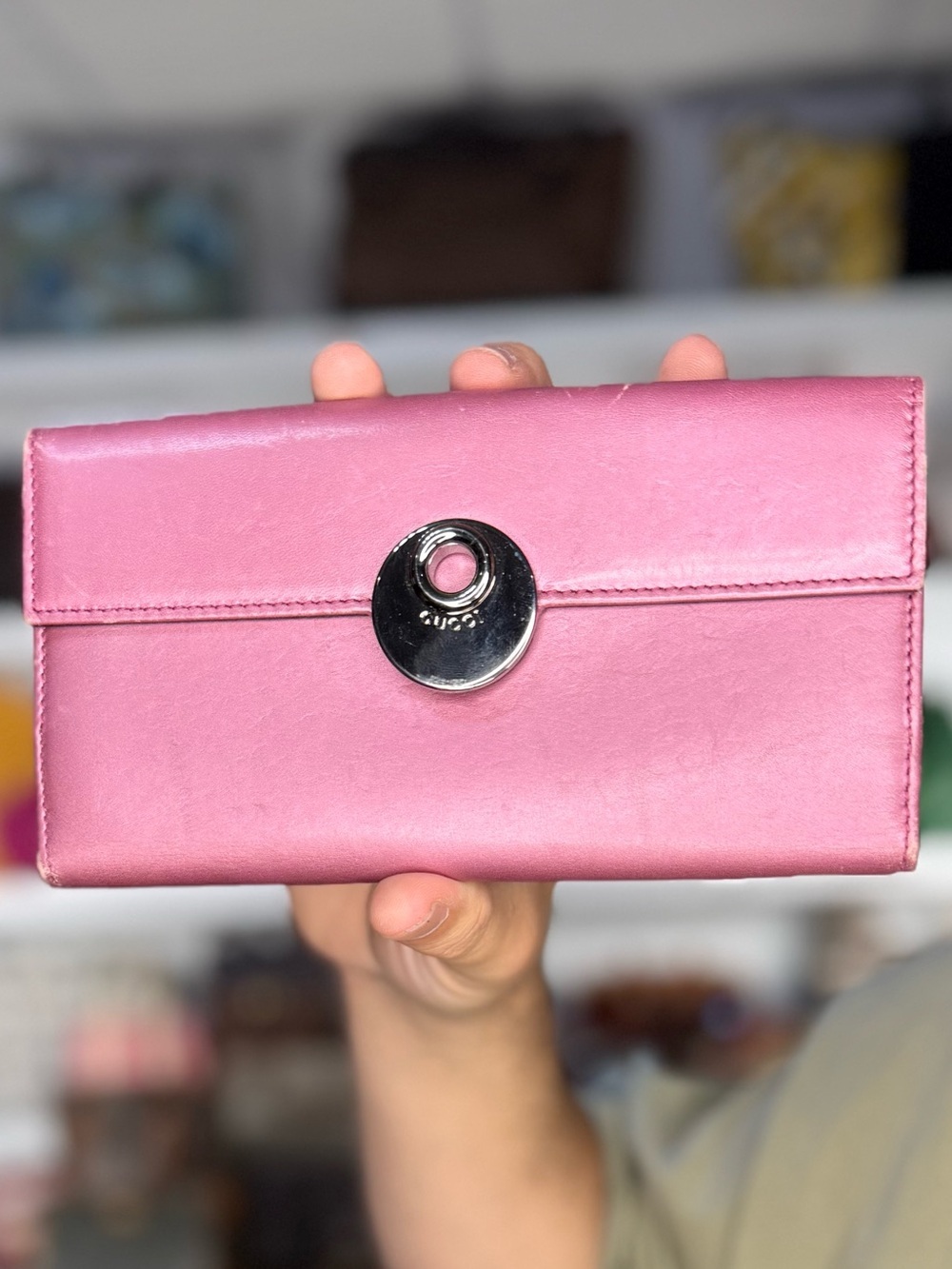 GUCCI METALLIC WALLET